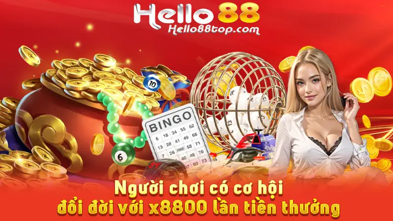Người chơi có cơ hội đổi đời với x8800 lần tiền thưởng