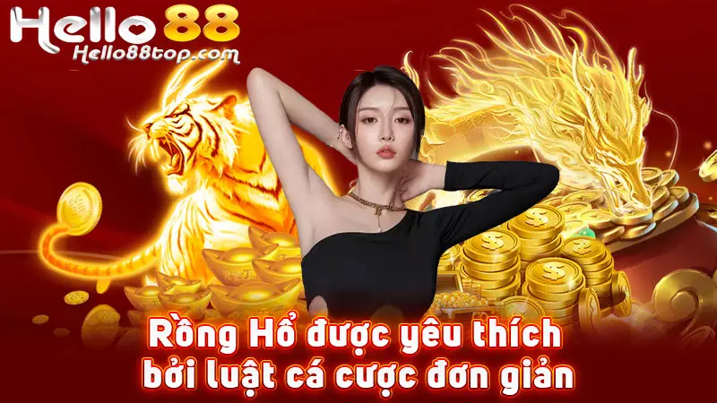 Rồng Hổ được yêu thích bởi luật cá cược đơn giản